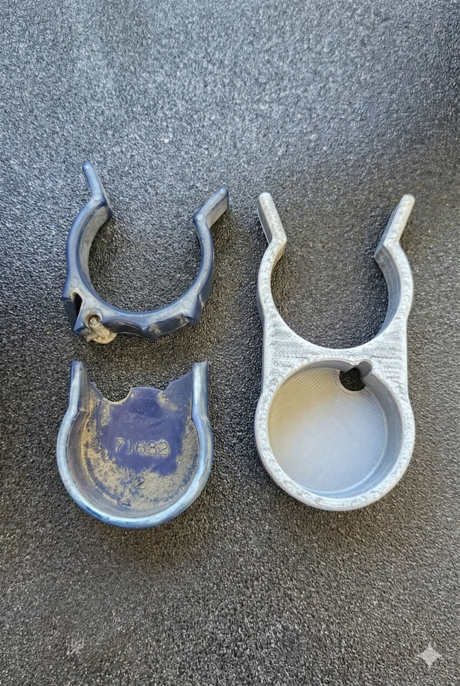 pièce cassé et réparé v